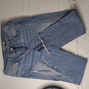 Zara Badic denim Jean with pearl detail